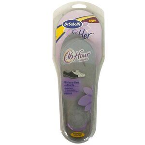 Dr Scholls For Her 16 Hour Womens Insoles Size 6-10 Cushioned Comfort